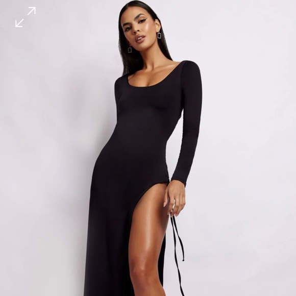 ISO MESHKI KATHRYN LACE UP DRESS - Picture 2 of 3